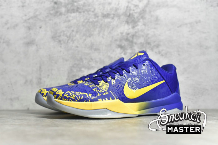 NIKE ZOOM KOBE 5 PROTRO 5 RINGS CONCORD/MIDWEST GOLD CD4991-400