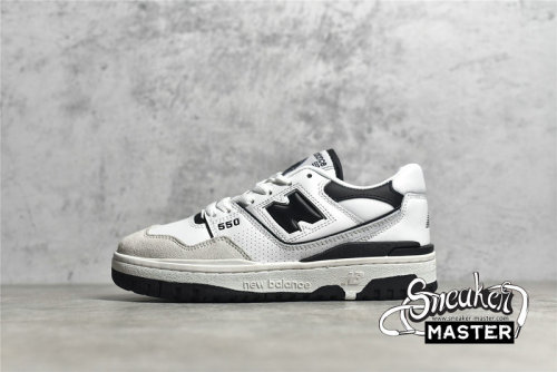 NEW BALANCE 550 RUNNING SHOES SEA SALT/BLACK/WHITE BB550LM1