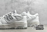 NEW BALANCE 550 RUNNING SHOES WHITE/WHITE/GREY BB550PB1