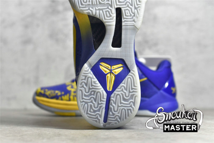 NIKE ZOOM KOBE 5 PROTRO 5 RINGS CONCORD/MIDWEST GOLD CD4991-400