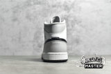 NIKE AIR JORDAN 1 MID GREY FOG WHITE/LIGHT SMOKE GREY/BLACK BQ6472-015