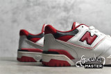 NEW BALANCE 550 RUNNING SHOES WHITE/BLACK/TEAM RED BB550SE1