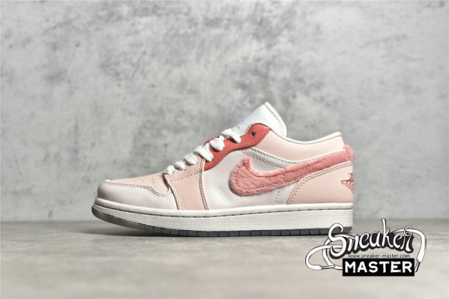NIKE AIR JORDAN 1 LOW SE MIGHTY SWOOSHERS LIGHT SOFT PINK/PINK SALT DM5443-666