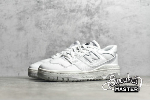 NEW BALANCE 550 RUNNING SHOES WHITE/WHITE/GREY BB550PB1