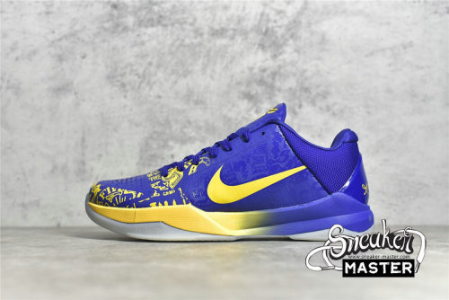 NIKE ZOOM KOBE 5 PROTRO 5 RINGS CONCORD/MIDWEST GOLD CD4991-400
