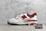 NEW BALANCE 550 RUNNING SHOES WHITE/BLACK/TEAM RED BB550SE1