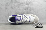 NEW BALANCE 550 RUNNING SHOES WHITE/WHITE/PRISM PURPLE BB550WR1