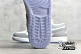 NIKE AIR JORDAN 1 LOW WHITE/WOLF GREY/ALUMINUM DC0774-105