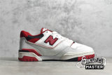 NEW BALANCE 550 RUNNING SHOES WHITE/BLACK/TEAM RED BB550SE1