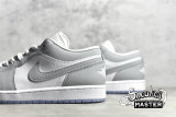 NIKE AIR JORDAN 1 LOW WHITE/WOLF GREY/ALUMINUM DC0774-105