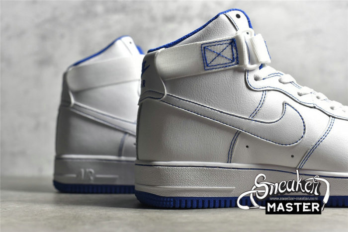 NIKE AIR FORCE 1 HIGH WHITE/WHITE/ROYAL BLUE CV1753-101