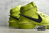 NIKE AMBUSH X SB DUNK HIGH FLASH LIME/FLASH LIME/BLACK CU7544-300