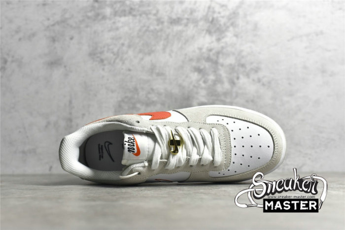NIKE AIR FORCE 1 LOW 07 SE FIRST USE WHITE/ORANGE/SUMMIT WHITE/SAIL DA8302-101