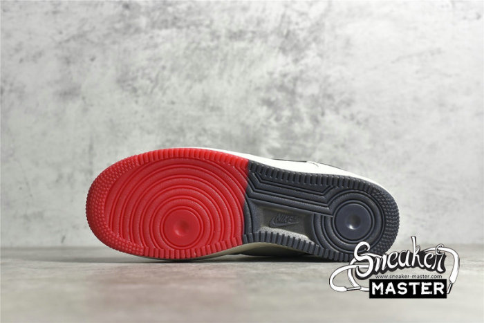 NIKE AIR FORCE 1 LOW 07 CHICAGO BULLS BEIGE/BLACK/RED CH2806-306