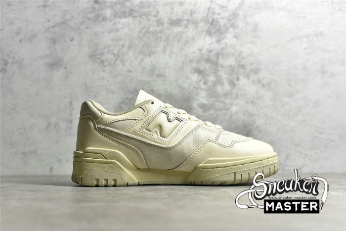 NEW BALANCE AURALEE X 550 RUNNING SHOES ECRU/PISTACHIO BB550AR