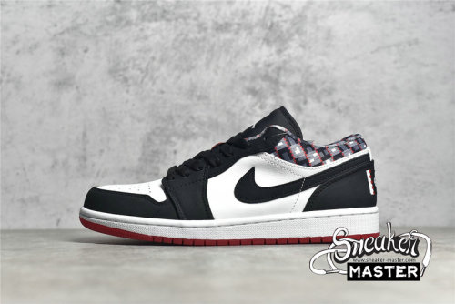 NIKE AIR JORDAN 1 LOW QUAI 54 2021 BLACK/WHITE/RED DM0095-106