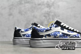 VANS OLD SKOOL BLACK/FLORAL BLUE/WHITE VN0A7Q2JY6Z