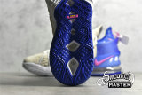 NIKE LEBRON 18 LOS ANGELES BY DAY LIGHT CREAM/GAME ROYAL/SPIRAL SAGE/PINK GLOW DB8148-200
