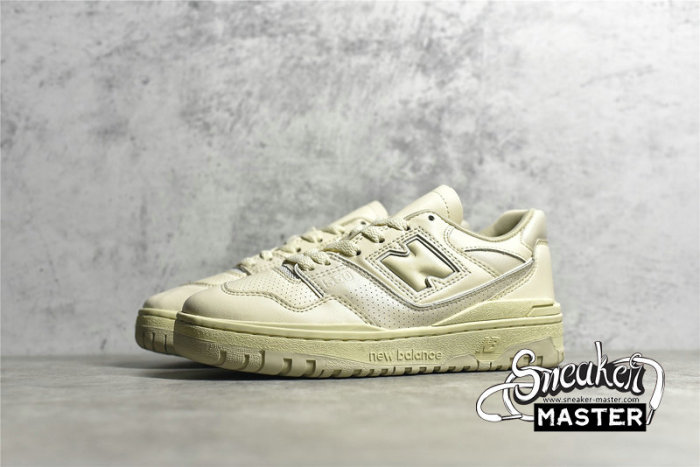 NEW BALANCE AURALEE X 550 RUNNING SHOES ECRU/PISTACHIO BB550AR