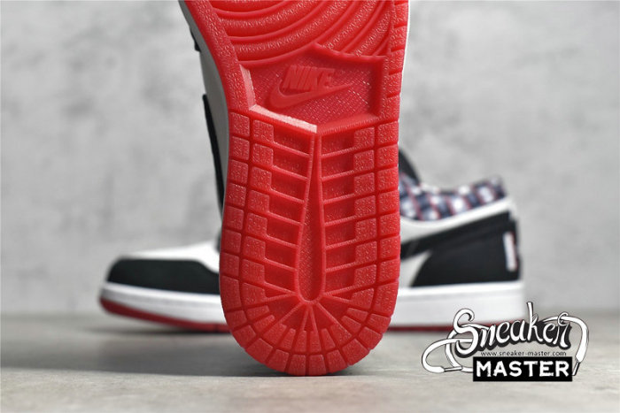NIKE AIR JORDAN 1 LOW QUAI 54 2021 BLACK/WHITE/RED DM0095-106