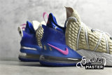 NIKE LEBRON 18 LOS ANGELES BY DAY LIGHT CREAM/GAME ROYAL/SPIRAL SAGE/PINK GLOW DB8148-200