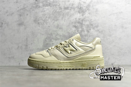 NEW BALANCE AURALEE X 550 RUNNING SHOES ECRU/PISTACHIO BB550AR