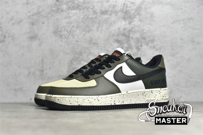NIKE AIR FORCE 1 GORE-TEX ESCAPE MEDIUM OLIVE/BLACK/WHITE DM6435-222