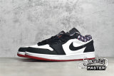 NIKE AIR JORDAN 1 LOW QUAI 54 2021 BLACK/WHITE/RED DM0095-106