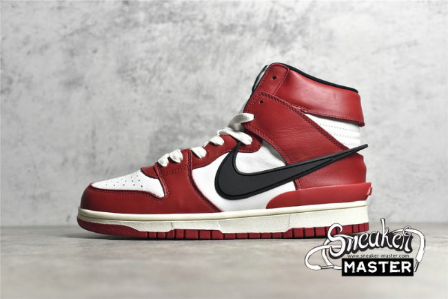 NIKE AMBUSH X SB DUNK HIGH VARSITY RED/BLACK/WHITE CU7544-102