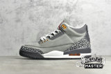NIKE AIR JORDAN 3 RETRO COOL GREY 2021 SILVER/LIGHT GRAPHITE/ORANGE PEEL/SPORT RED CT8532-012