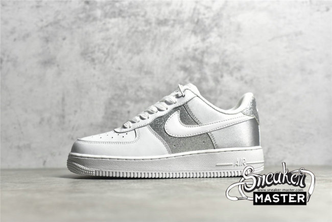 NIKE AIR FORCE 1 LOW 07 WHITE/METALLIC SILVER/WHITE DD6629-100