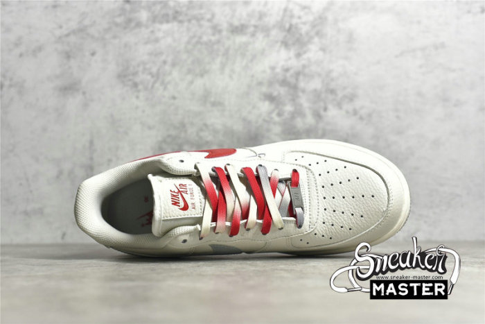 NIKE AIR FORCE 1 LOW 07 RAPTORS BEIGE/SILVER/GREY-RED CH2608-216