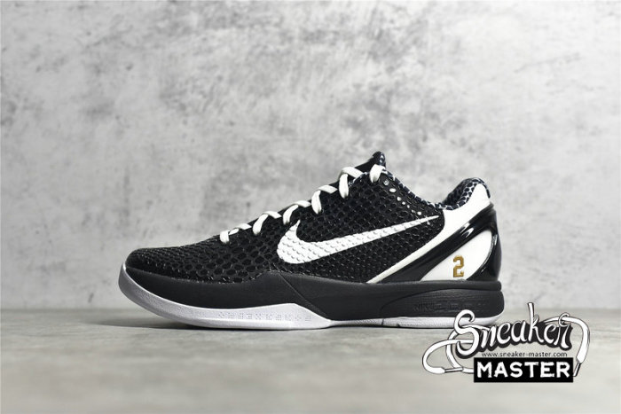 NIKE KOBE 6 PROTRO MAMBACITA BLACK/WHITE-METALLIC GOLD CW2190-002