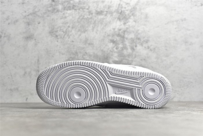 NIKE AIR FORCE 1 LOW 07 X STUSSY WHITE/WHITE/SILVER BQ6246-019