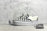 VANS CHECKERBOARD CLASSIC SLIP-ON ENFANT WHITE/BLACK/BEIGE VN-0EYEBWW