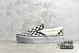 VANS CHECKERBOARD CLASSIC SLIP-ON ENFANT WHITE/BLACK/BEIGE VN-0EYEBWW
