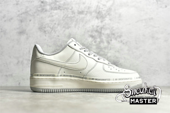 NIKE UNINTERRUPTED X AIR FORECE 1 LOW MORE THAN RICE WHITE/WHITE/GREY DW8802-603