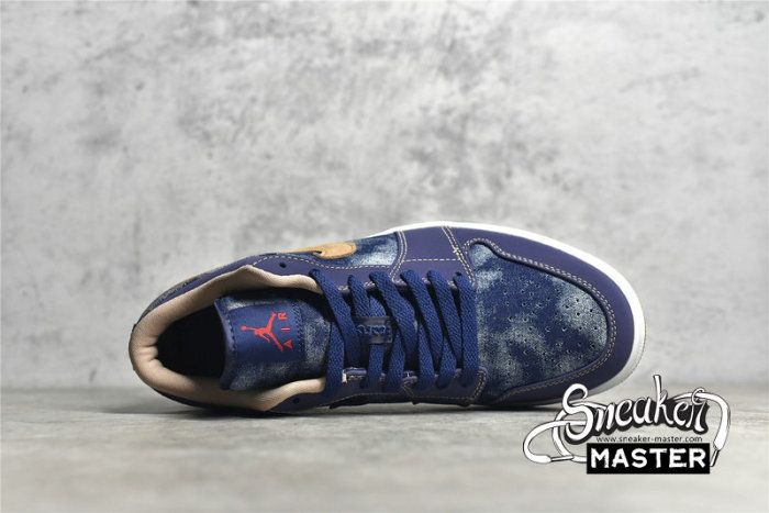  NIKE AIR JORDAN 1 LOW SE DENIM MIDNIGHT NAVY/MUSLIN DH1259-400