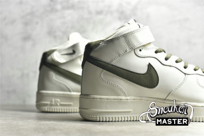 NIKE AIR FORCE 1 MID 07 OFF WHITE/DARK GREEN/OFF WHITE LZ6819-608