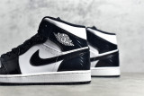 NIKE AIR JORDAN 1 MID SE ALL STAR 2021 BLACK/WHITE/BLACK DD1649-001
