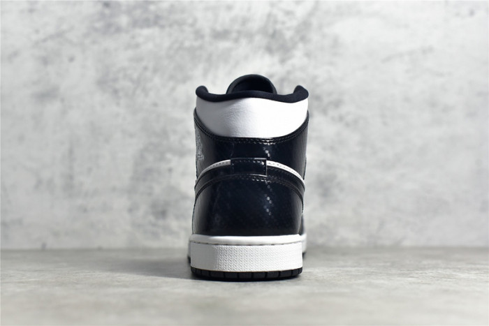 NIKE AIR JORDAN 1 MID SE ALL STAR 2021 BLACK/WHITE/BLACK DD1649-001