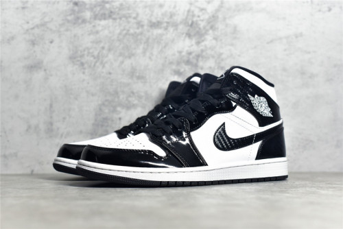 NIKE AIR JORDAN 1 MID SE ALL STAR 2021 BLACK/WHITE/BLACK DD1649-001