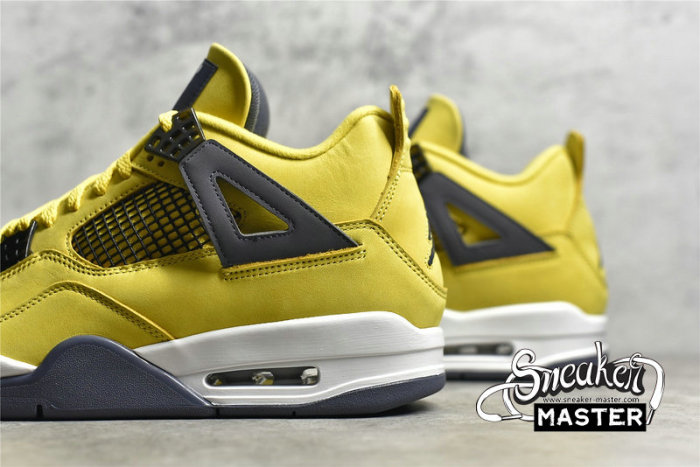 NIKE AIR JORDAN 4 RETRO LIGHTNING 2021 TOUR YELLOW/MULTI-COLOR/MULTI-COLOR/DARK BLUE GREY CT8527-700