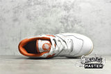 NEW BALANCE 550 COLLEGE PACK RUNNING SHOES WHITE/WHITE/ORANGE BB550SIZ