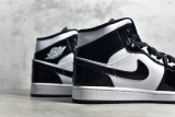 NIKE AIR JORDAN 1 MID SE ALL STAR 2021 BLACK/WHITE/BLACK DD1649-001