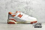 NEW BALANCE 550 COLLEGE PACK RUNNING SHOES WHITE/WHITE/ORANGE BB550SIZ
