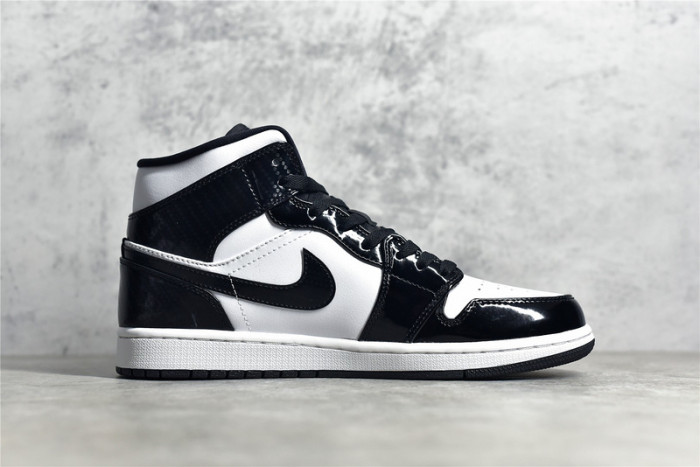 NIKE AIR JORDAN 1 MID SE ALL STAR 2021 BLACK/WHITE/BLACK DD1649-001