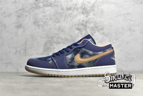  NIKE AIR JORDAN 1 LOW SE DENIM MIDNIGHT NAVY/MUSLIN DH1259-400