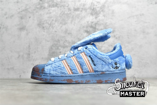 ADIDAS MELTING SADNESS X SUPERSTAR BUNNY JOY BLUE/GLOW PINK/CRAFT BLUE FZ5253