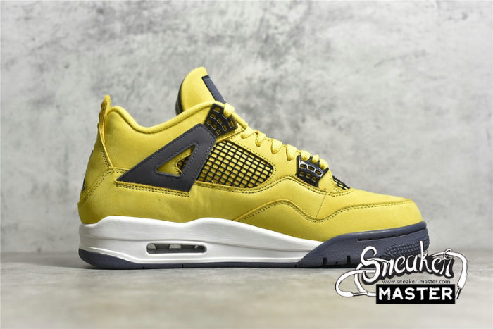 NIKE AIR JORDAN 4 RETRO LIGHTNING 2021 TOUR YELLOW/MULTI-COLOR/MULTI-COLOR/DARK BLUE GREY CT8527-700